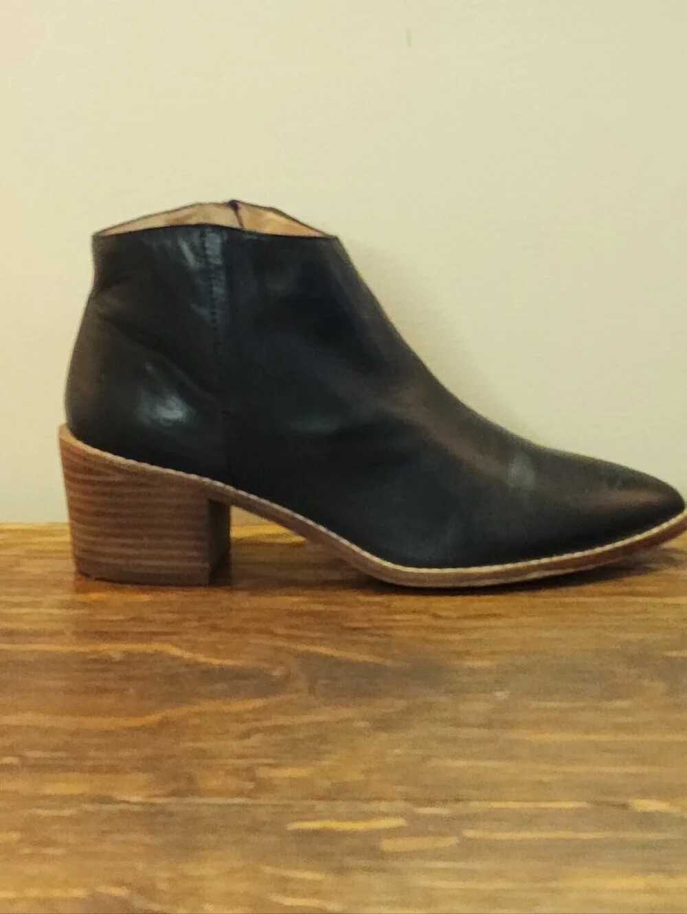 Madewell black leather